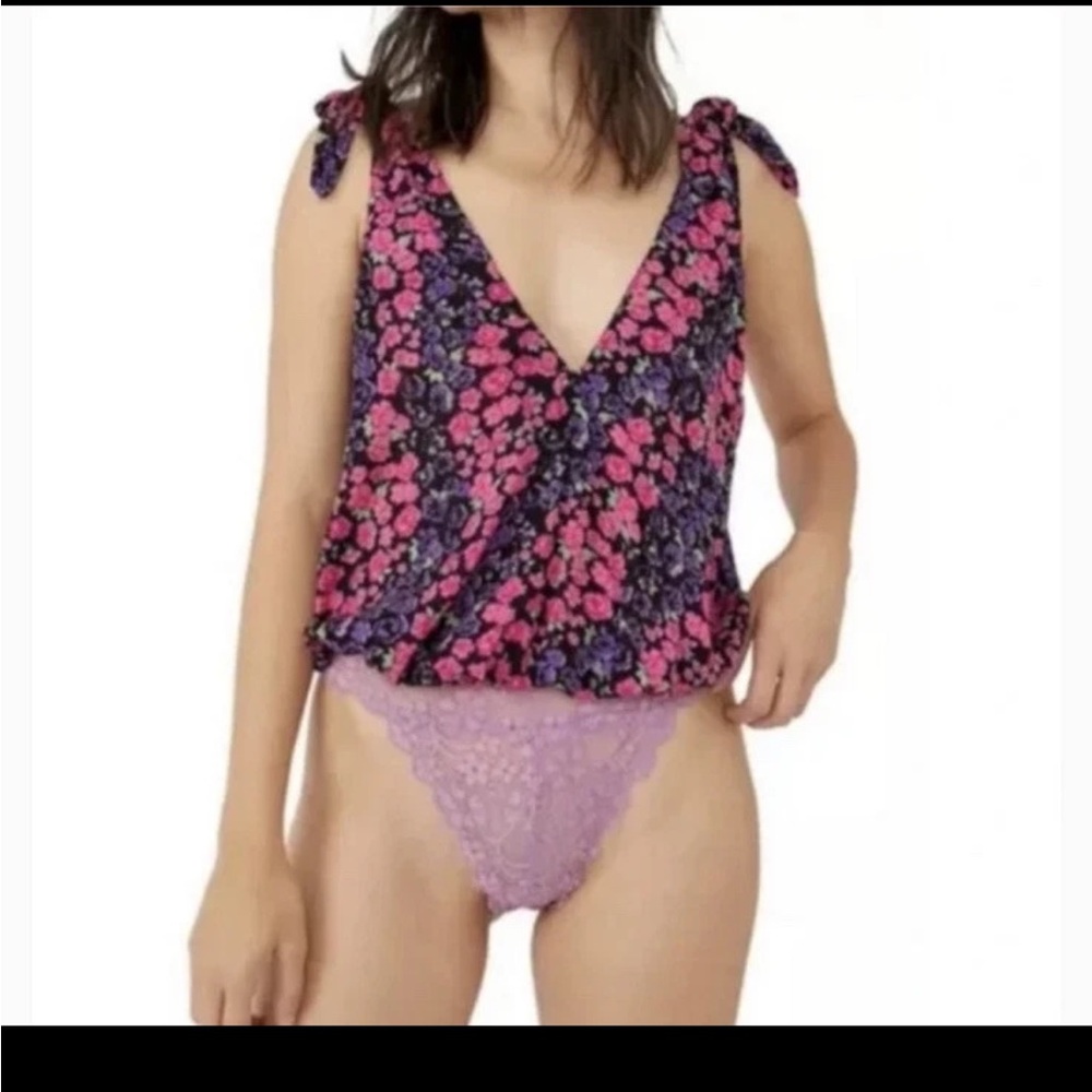 Free People Intimately Women's Bare It All Bodysuit in Party Combo Size XS